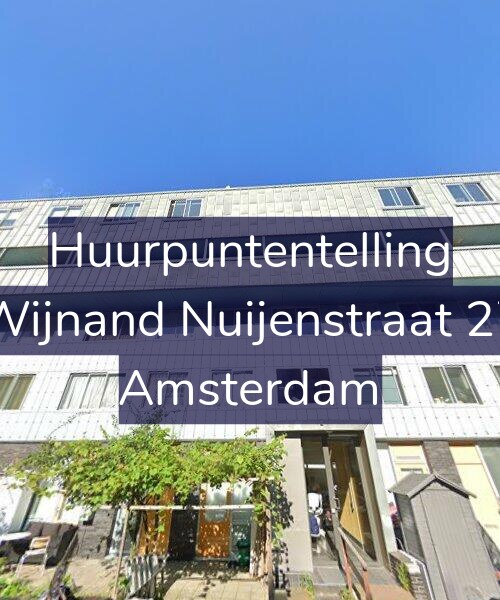 Foto gevel Huurpuntentelling voor Wijnand Nuijenstraat 27, Amsterdam
