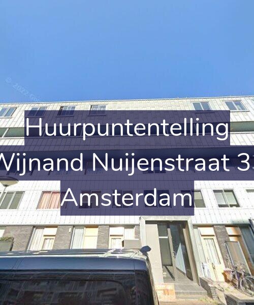 Foto gevel Huurpuntentelling voor Wijnand Nuijenstraat 33, Amsterdam