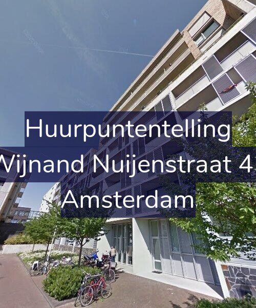 Foto gevel Huurpuntentelling voor Wijnand Nuijenstraat 43, Amsterdam