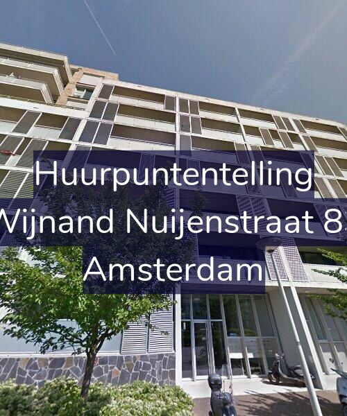 Foto gevel Huurpuntentelling voor Wijnand Nuijenstraat 83, Amsterdam