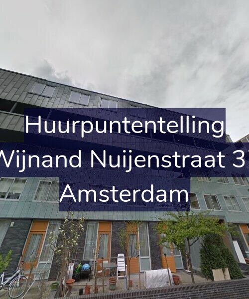 Foto gevel Huurpuntentelling voor Wijnand Nuijenstraat 37, Amsterdam
