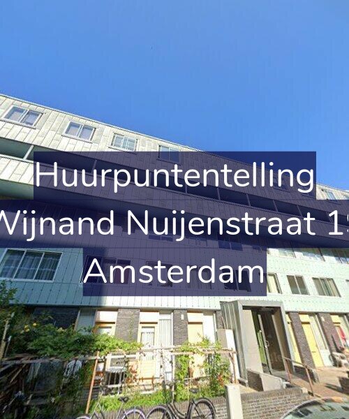 Foto gevel Huurpuntentelling voor Wijnand Nuijenstraat 19, Amsterdam