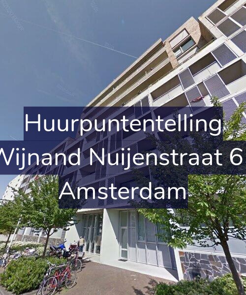 Foto gevel Huurpuntentelling voor Wijnand Nuijenstraat 61, Amsterdam
