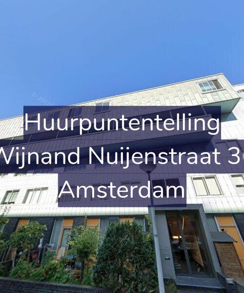 Foto gevel Huurpuntentelling voor Wijnand Nuijenstraat 36, Amsterdam