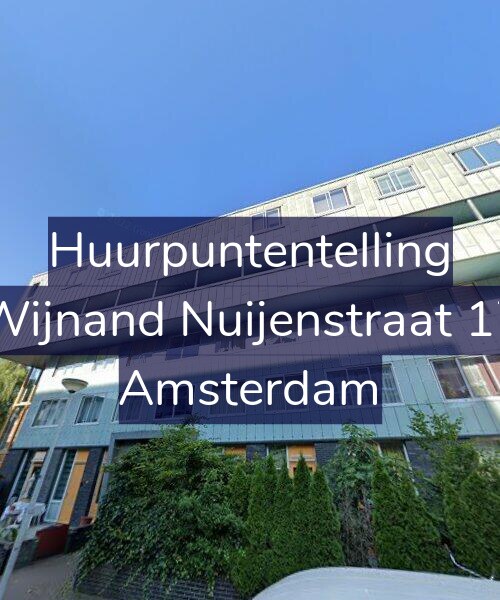 Foto gevel Huurpuntentelling voor Wijnand Nuijenstraat 17, Amsterdam