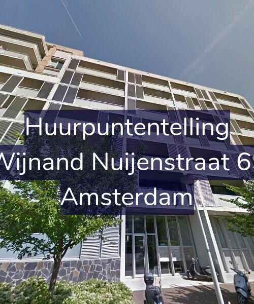 Foto gevel Huurpuntentelling voor Wijnand Nuijenstraat 69, Amsterdam