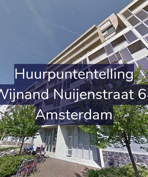 Foto gevel Huurpuntentelling voor Wijnand Nuijenstraat 64, Amsterdam