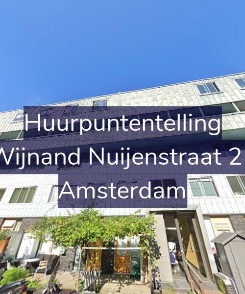 Foto gevel Huurpuntentelling voor Wijnand Nuijenstraat 25, Amsterdam