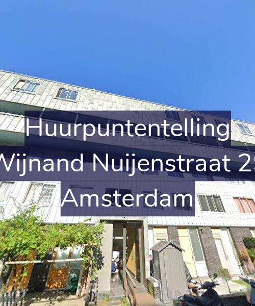 Foto gevel Huurpuntentelling voor Wijnand Nuijenstraat 29, Amsterdam