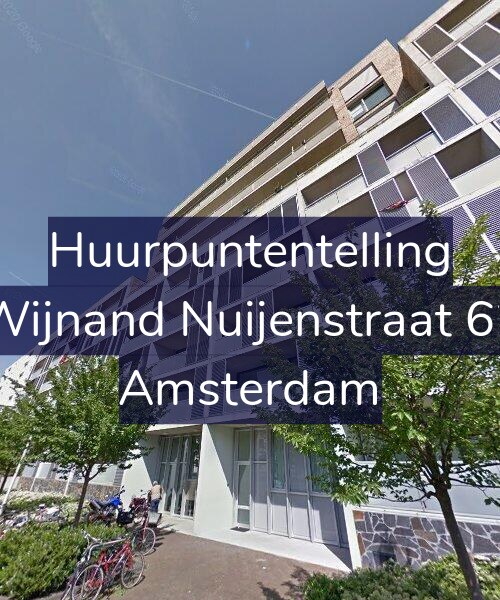 Foto gevel Huurpuntentelling voor Wijnand Nuijenstraat 62, Amsterdam