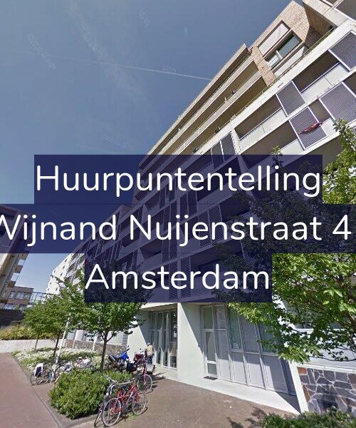 Foto gevel Huurpuntentelling voor Wijnand Nuijenstraat 45, Amsterdam