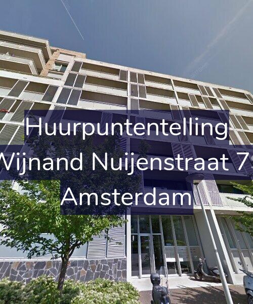 Foto gevel Huurpuntentelling voor Wijnand Nuijenstraat 79, Amsterdam