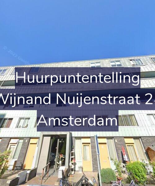 Foto gevel Huurpuntentelling voor Wijnand Nuijenstraat 24, Amsterdam