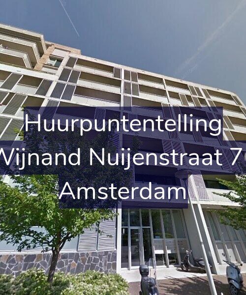 Foto gevel Huurpuntentelling voor Wijnand Nuijenstraat 70, Amsterdam