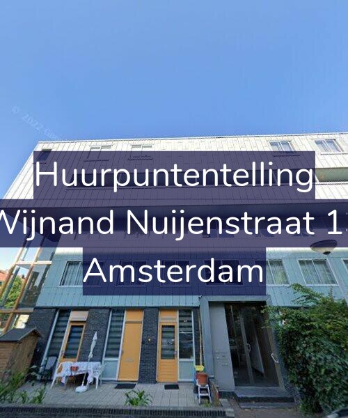 Foto gevel Huurpuntentelling voor Wijnand Nuijenstraat 13, Amsterdam