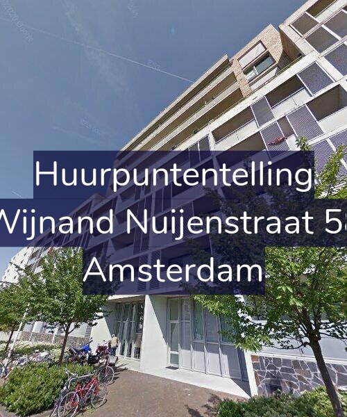Foto gevel Huurpuntentelling voor Wijnand Nuijenstraat 58, Amsterdam