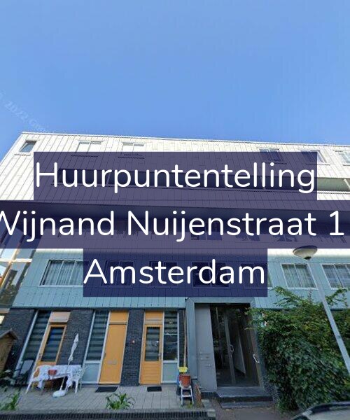 Foto gevel Huurpuntentelling voor Wijnand Nuijenstraat 15, Amsterdam