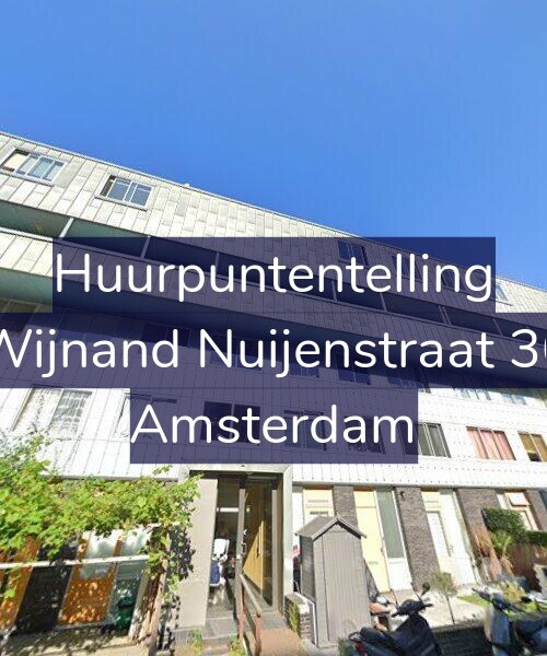 Foto gevel Huurpuntentelling voor Wijnand Nuijenstraat 30, Amsterdam