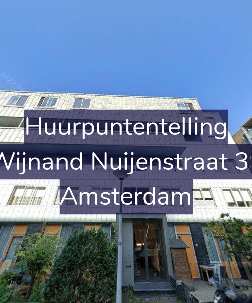 Foto gevel Huurpuntentelling voor Wijnand Nuijenstraat 39, Amsterdam
