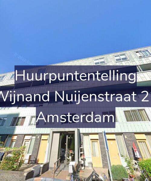 Foto gevel Huurpuntentelling voor Wijnand Nuijenstraat 22, Amsterdam