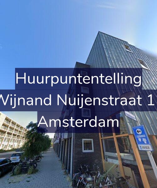 Foto gevel Huurpuntentelling voor Wijnand Nuijenstraat 12, Amsterdam