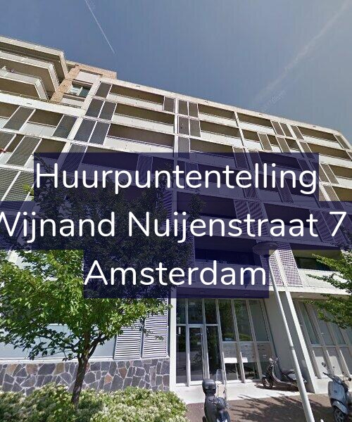 Foto gevel Huurpuntentelling voor Wijnand Nuijenstraat 71, Amsterdam