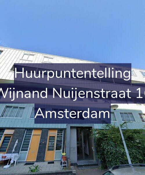 Foto gevel Huurpuntentelling voor Wijnand Nuijenstraat 16, Amsterdam