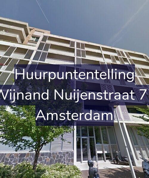 Foto gevel Huurpuntentelling voor Wijnand Nuijenstraat 77, Amsterdam