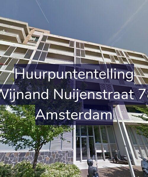 Foto gevel Huurpuntentelling voor Wijnand Nuijenstraat 78, Amsterdam