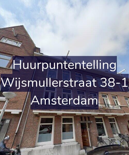 Foto gevel Huurpuntentelling voor Wijsmullerstraat 38-1, Amsterdam