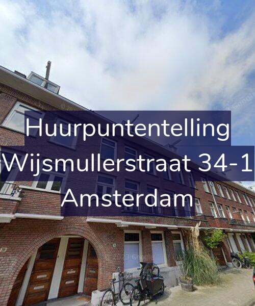 Foto gevel Huurpuntentelling voor Wijsmullerstraat 34-1, Amsterdam