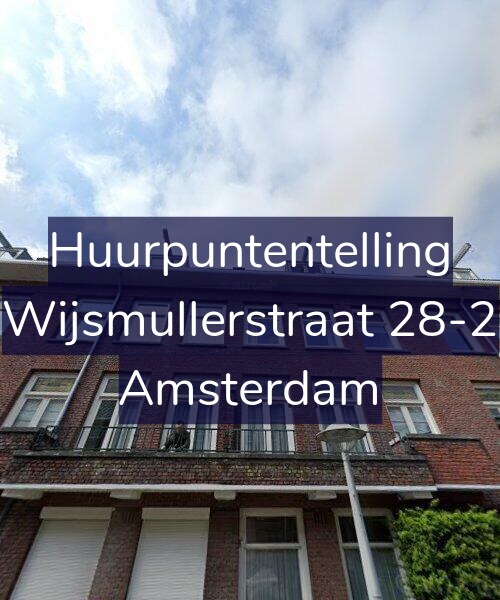 Foto gevel Huurpuntentelling voor Wijsmullerstraat 28-2, Amsterdam
