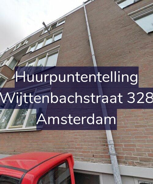Foto gevel Huurpuntentelling voor Wijttenbachstraat 328, Amsterdam