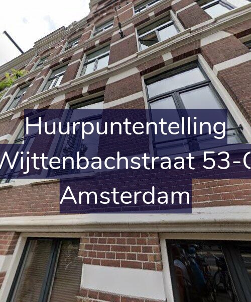 Foto gevel Huurpuntentelling voor Wijttenbachstraat 53-C, Amsterdam