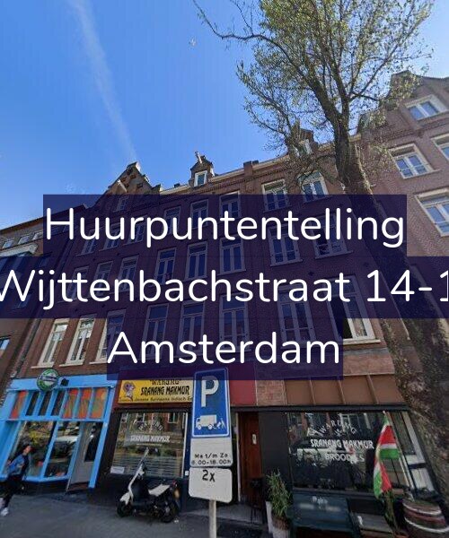 Foto gevel Huurpuntentelling voor Wijttenbachstraat 14-1, Amsterdam