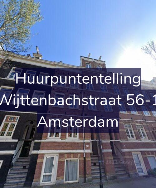 Foto gevel Huurpuntentelling voor Wijttenbachstraat 56-1, Amsterdam