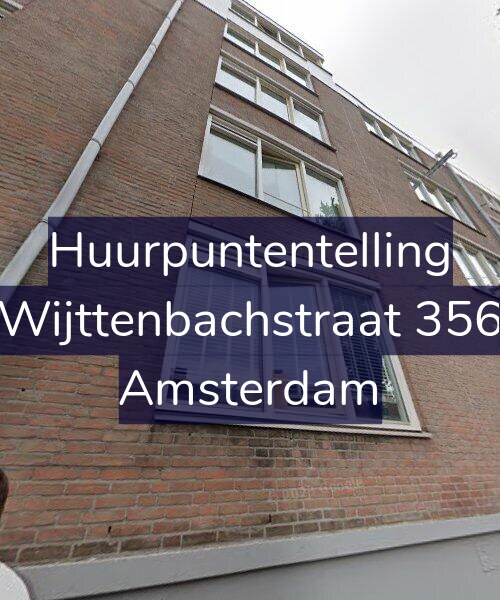 Foto gevel Huurpuntentelling voor Wijttenbachstraat 356, Amsterdam