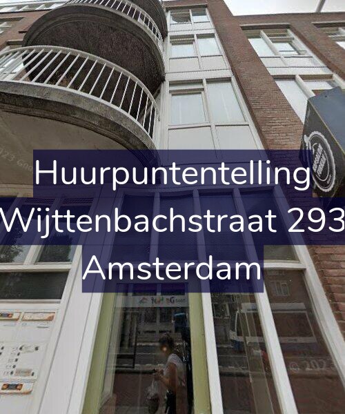 Foto gevel Huurpuntentelling voor Wijttenbachstraat 293, Amsterdam
