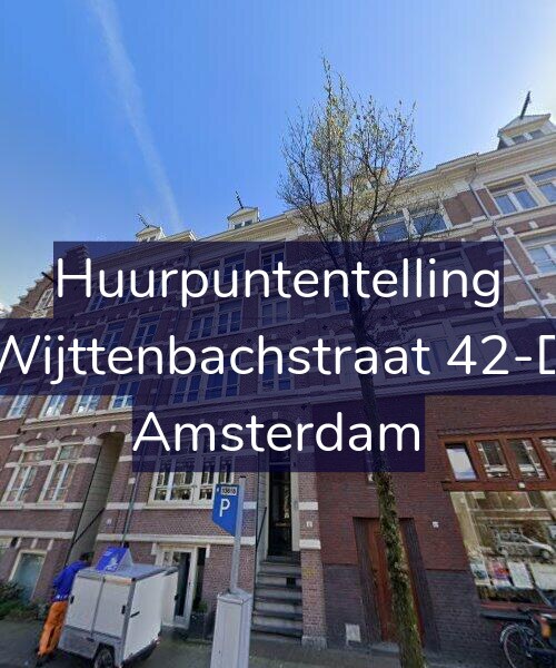 Foto gevel Huurpuntentelling voor Wijttenbachstraat 42-D, Amsterdam