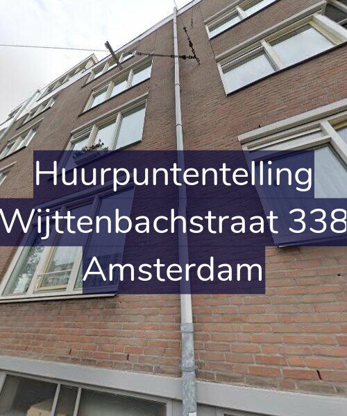 Foto gevel Huurpuntentelling voor Wijttenbachstraat 338, Amsterdam