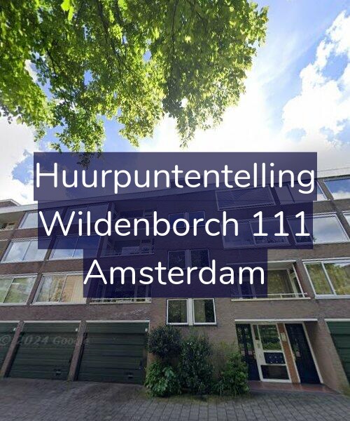 Foto gevel Huurpuntentelling voor Wildenborch 111, Amsterdam