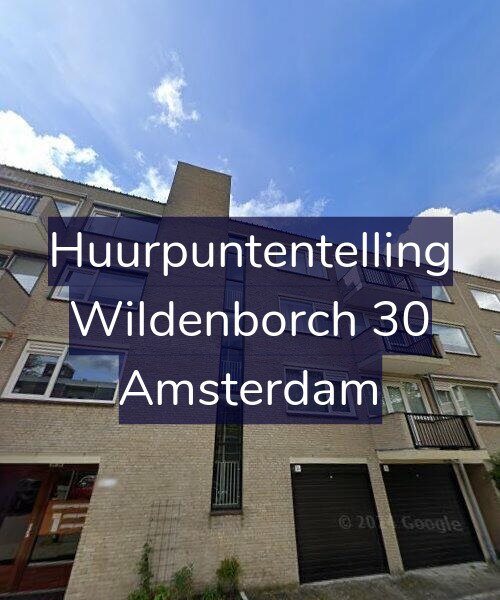 Foto gevel Huurpuntentelling voor Wildenborch 30, Amsterdam