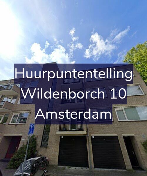 Foto gevel Huurpuntentelling voor Wildenborch 10, Amsterdam