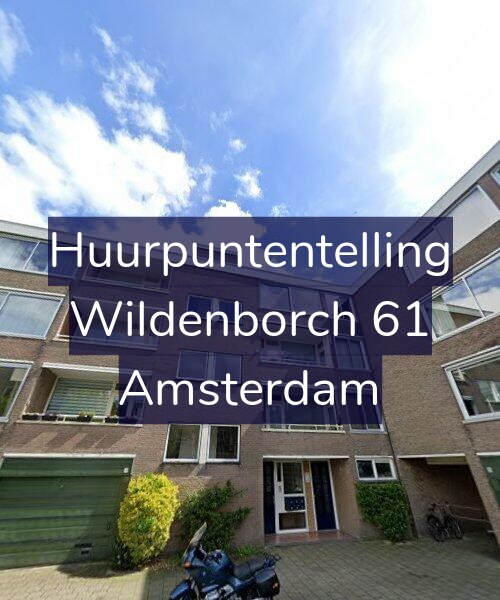 Foto gevel Huurpuntentelling voor Wildenborch 61, Amsterdam