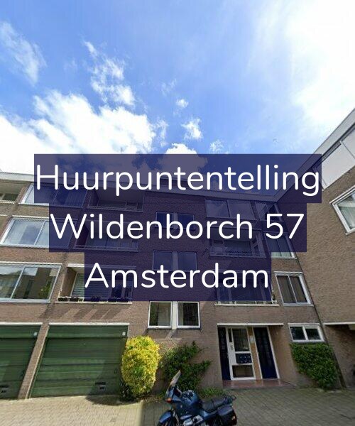 Foto gevel Huurpuntentelling voor Wildenborch 57, Amsterdam