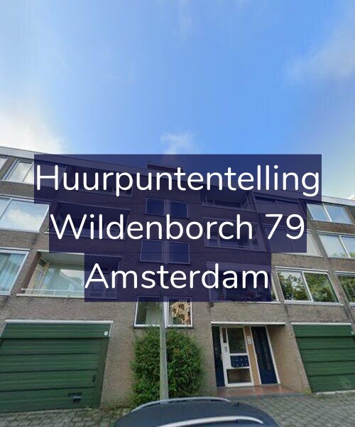 Foto gevel Huurpuntentelling voor Wildenborch 79, Amsterdam