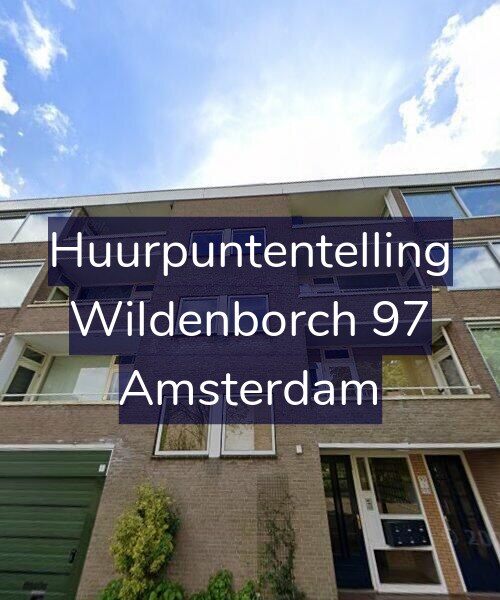 Foto gevel Huurpuntentelling voor Wildenborch 97, Amsterdam