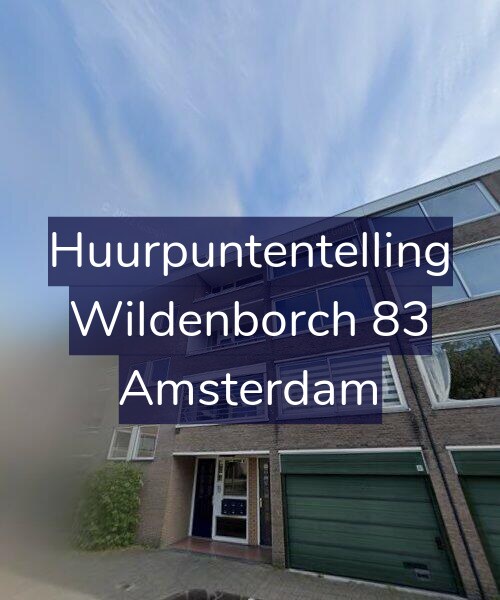 Foto gevel Huurpuntentelling voor Wildenborch 83, Amsterdam