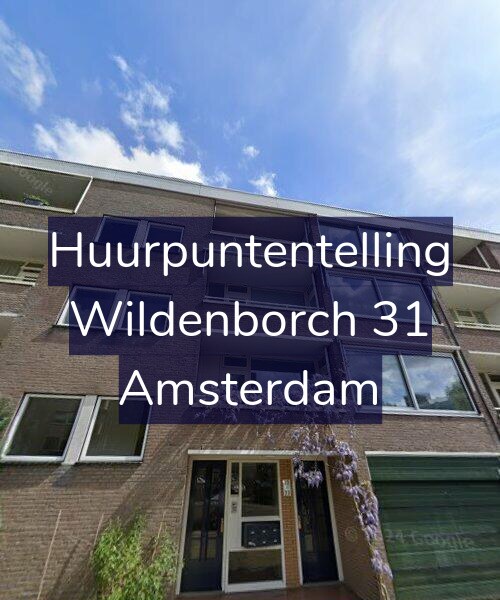 Foto gevel Huurpuntentelling voor Wildenborch 31, Amsterdam
