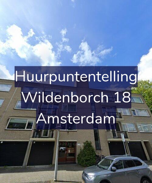 Foto gevel Huurpuntentelling voor Wildenborch 18, Amsterdam